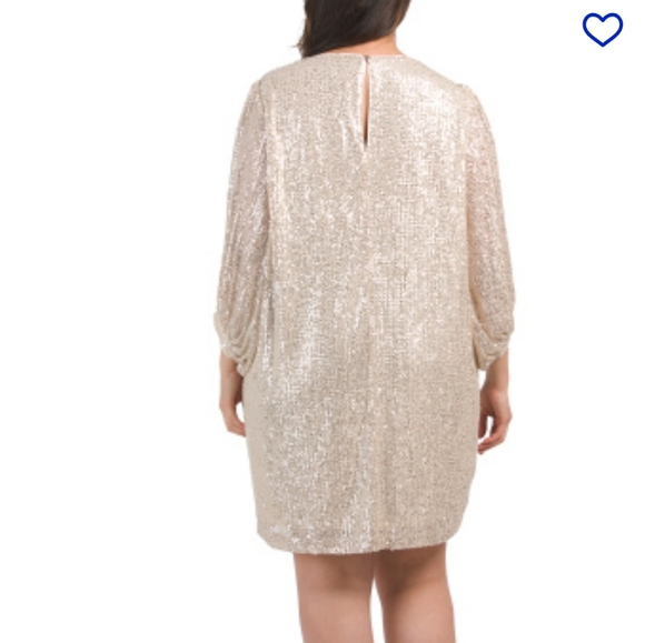 Julia Jordan, Sequen Ballon Dress, 1x - Picture 2 of 4